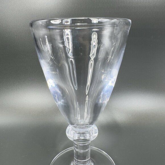 Simon Pearce Cavendish Clear Hand Blown Heavy Glasses Cups Goblets Stemware Set2 - Picture 11 of 16